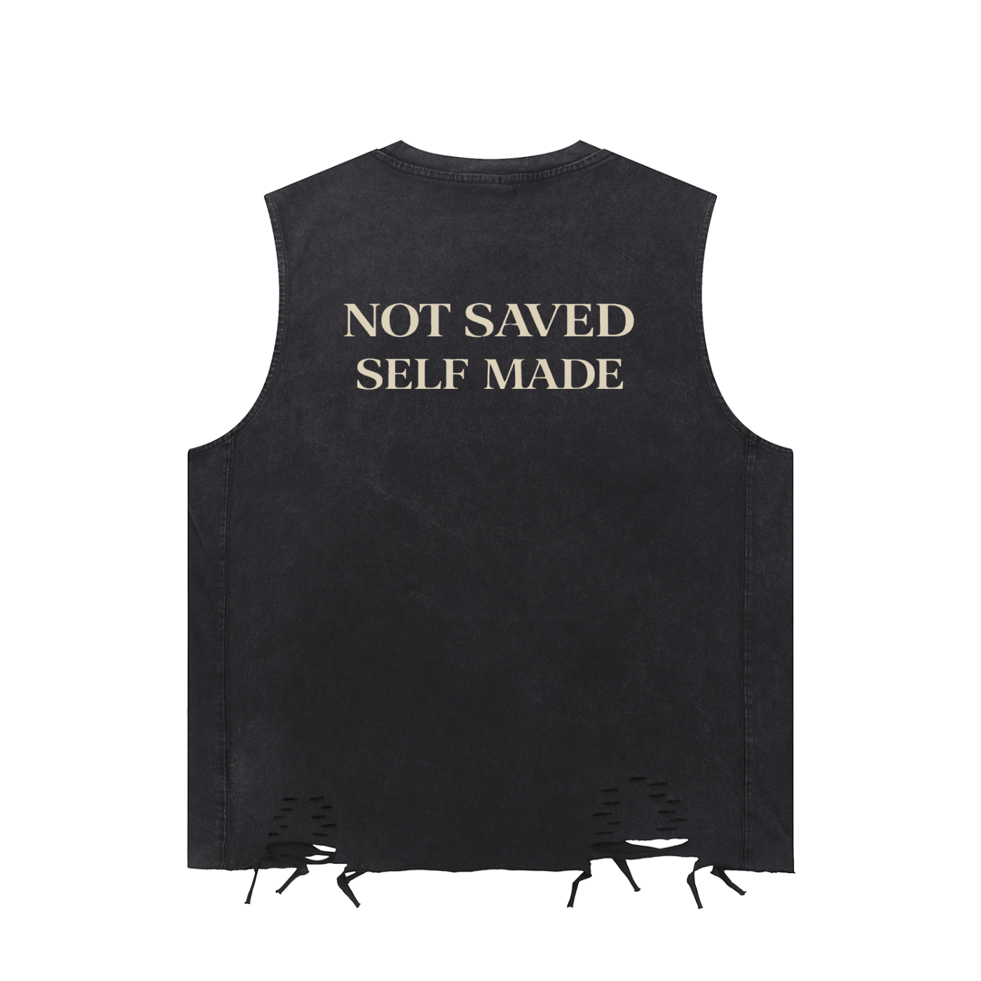 Threads of Kaos,Rebel wear,Not saved self made,Raw hem top,Streetwear ,Streetwear tank,Kaos Tank