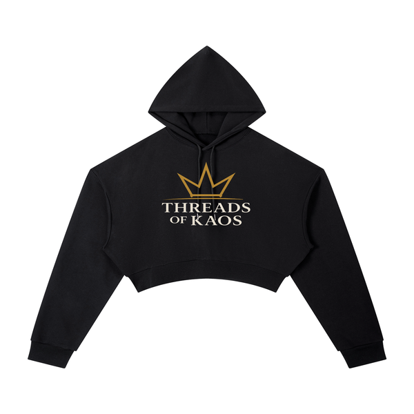 #Threadsofkaos ,#NotSavedSelfMade,#IdentityInMotion,#ThreadsOfKaosStyle,#RawAndSovereign,#CroppedHoodie,#Womensappareal,#StreetwearRebellion,#EmpowermentApparel