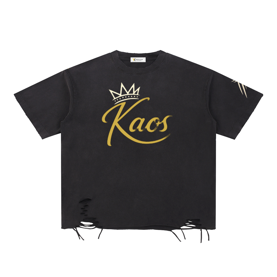 Kaos Crown Crop Tee, Not Saved Self Made Edition