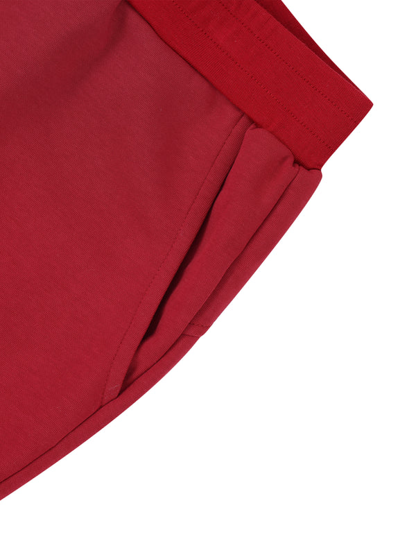 Women's Retro Contrast Binding Shorts