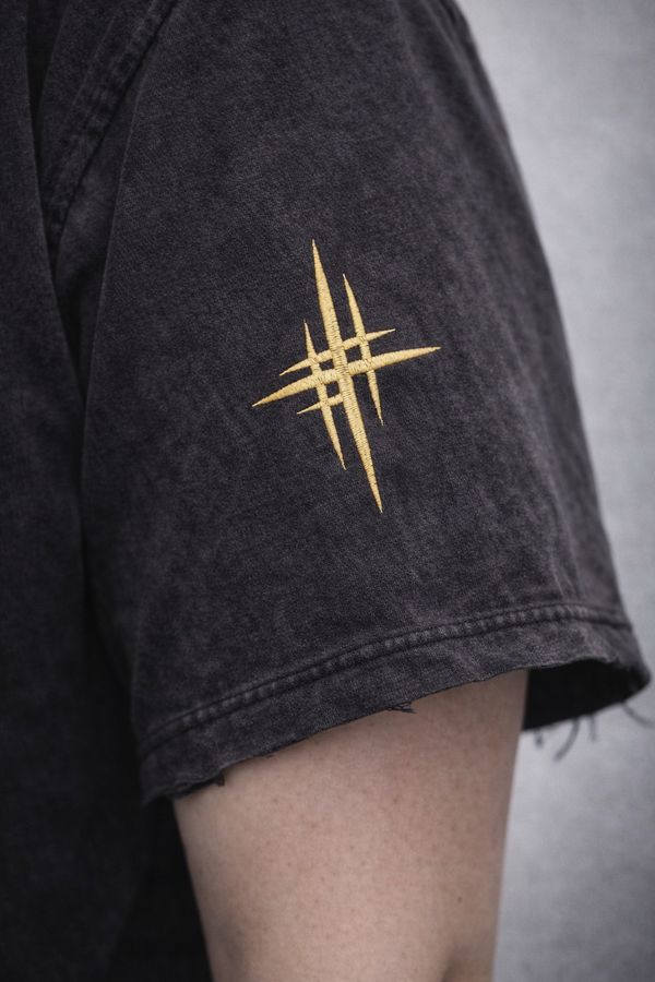 Kaos Crown Crop Tee, Not Saved Self Made Edition
